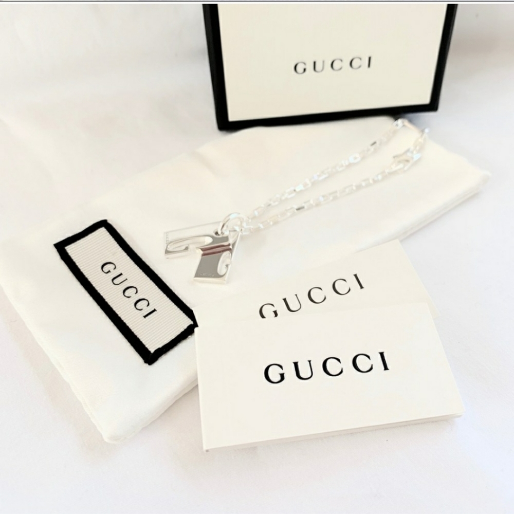 NEW authentic GUCCI sterling silver G bracelet - Picture 6 of 8
